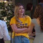 Holly’s wide leg jeans on Days of our Lives