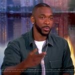 Jay Pharoah’s green jacket on The View