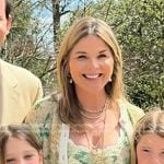 Jenna’s beige floral crochet knit dress and cardigan on Today