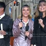 Jenna’s purple rain coat on Today
