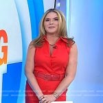 Jenna’s red belted jumpsuit on Today