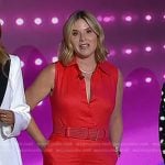 Jenna’s red belted jumpsuit on Today