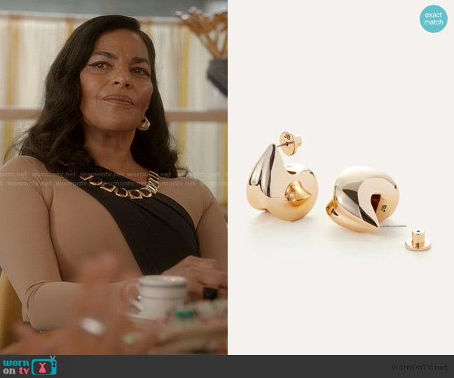 Jenny Bird Nouveaux Puff Earrings worn by Seema Patel (Sarita Choudhury) on And Just Like That