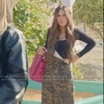 Jessi’s animal print overalls on The Secret Lives of Mormon Wives