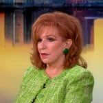 Joy’s green tweed jacket on The View