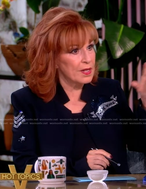 Joy’s embellished blazer on The View