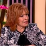 Joy’s paisley print jacket on The View