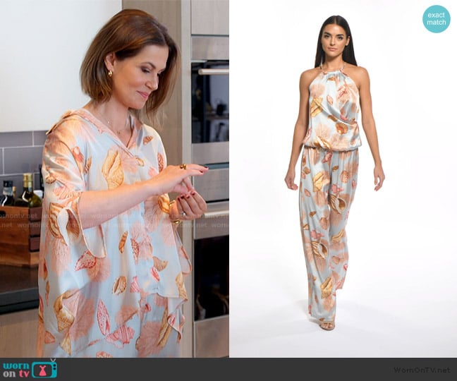 Jualin Chang Win Pant Sea Shells worn by Julia Lemigova (Julia Lemigova) on The Real Housewives of Miami