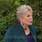 Julie’s green pleated jacket on Days of our Lives