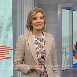 Kate’s floral dress and beige blazer on NBC News Daily