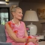 Kate Spade’s pink floral applique dress on Good Morning America