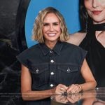 Keltie’s denim vest and shorts on E! News
