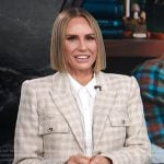 Keltie’s check cropped jacket on E! News
