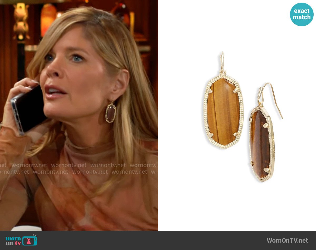 Phyllis’s earrings on The Young and the Restless