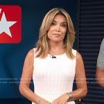 Kit’s white ribbed sleeveless dress on Access Hollywood
