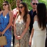 Kristen’s printed asymmetric dress on The Valley