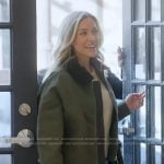Kristin’s green oversized bomber jacket on Honestly Cavallari The Headline Tour