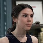Kristina’s rib knit tank top on General Hospital