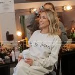 Kristin’s light grey print sweatshirt and jogger pants on Honestly Cavallari The Headline Tour