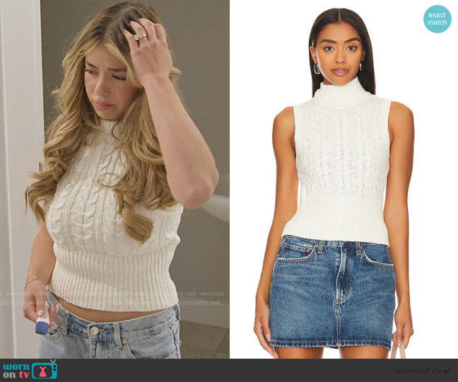 L'Academie Penelope Tank Top worn by Jen Affleck on The Secret Lives of Mormon Wives