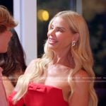 Alexia’s red strapless dress on The Real Housewives of Miami