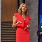 Lara’s beige heel sandals on Good Morning America
