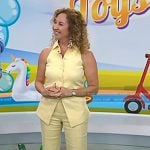 Laurie Schacht’s yellow vest and pants on Today