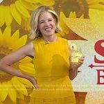 Lela Rose;s yellow crochet tiered midi dress on Today