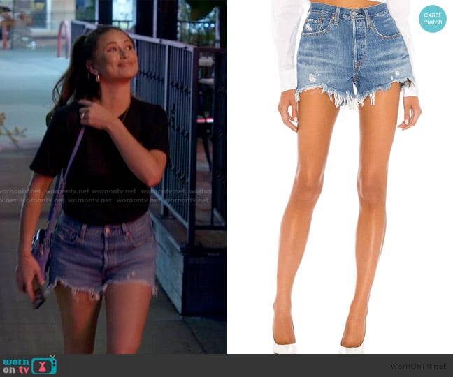 Levi's 501 Original Short worn by Nia Booko on The Valley