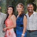 Lily’s blue ombre maxi dress on The Young and the Restless