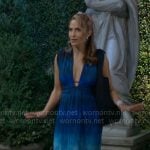 Lily’s blue ombre maxi dress on The Young and the Restless