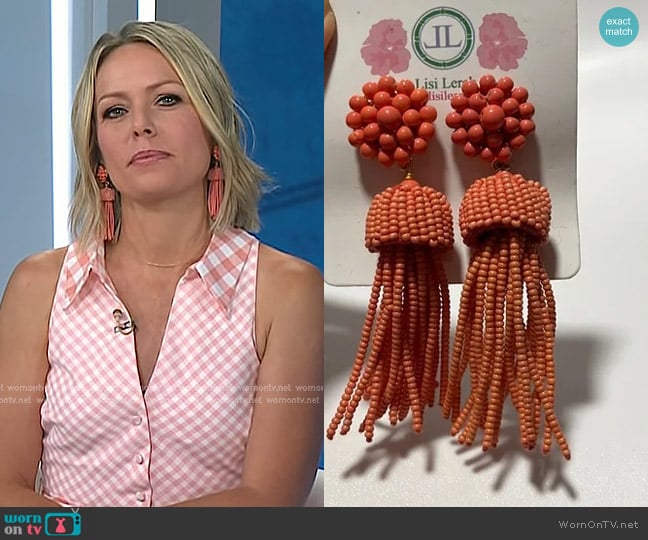 Lisi Lerch Tassel Earrings worn by Dylan Dreyer on Today
