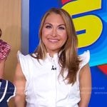 Lori’s white denim dress on Good Morning America