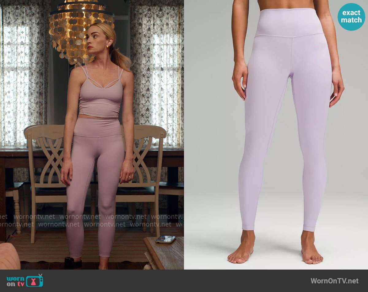 Lululemon Align Tights in Lilac Ether worn by Georgia Miller (Brianne Howey) on Ginny & Georgia