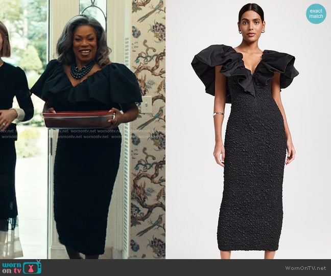 Mara Hoffman Zia Dress worn by Catherine Lancaster (Lorraine Toussaint) on The Better Sister