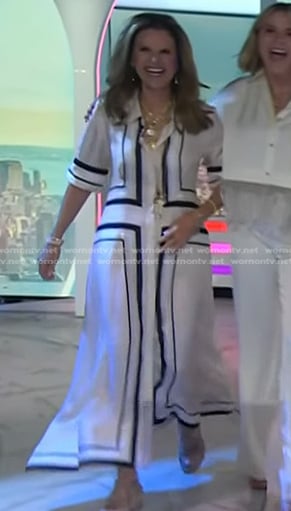Maria’s ivory paneled shirtdress on Today