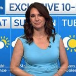 Maria’s blue twist-front dress on Today