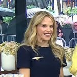Dr. Marnie Nussbaum’s navy tweed dress on Today