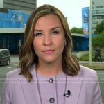 Mary’s pink vest and blazer on Good Morning America