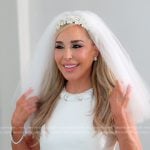 Marysol’s white embellished mini dress on The Real Housewives of Miami
