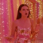 Maxine’s floral strapless dress for the dance on Ginny & Georgia