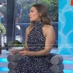 Melissa Garcia’s polka dot maxi dress on Today