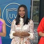 Dr. Michelle Henry’s floral mini dress on Today