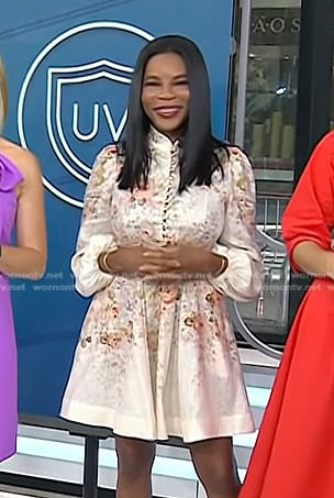 Dr. Michelle Henry’s floral mini dress on Today