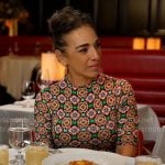 Michelle Miller’s flower mosaic dress on CBS Mornings