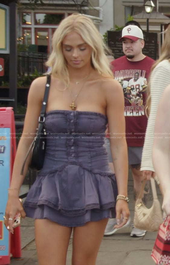 Miranda’s strapless  on The Secret Lives of Mormon Wives