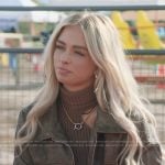 Miranda’s leather jacket on The Secret Lives of Mormon Wives
