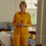 Miranda’s orange jumpsuit on And Just Like That