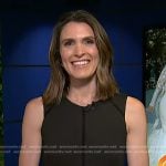Molly’s black sleeveless dress on Today