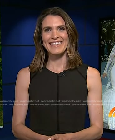 Molly’s black sleeveless dress on Today